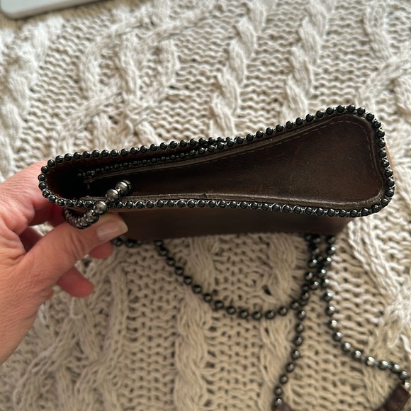 Beautiful leather skull bag.EUC!! - Picture 9 of 10